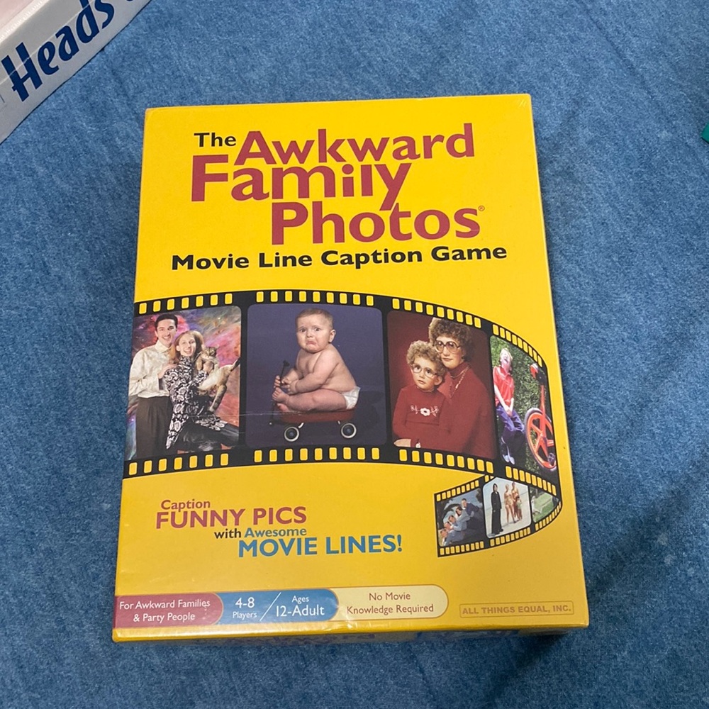 The awkward family photos movie line caption game